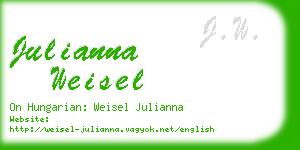 julianna weisel business card